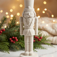 Ivory Velvet Nutcracker