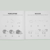 Mushrooms & Woodland Creatures: A Kids Drawing Book