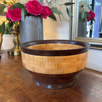 Walnut Segmented Bowl - 10"