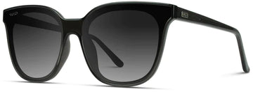 Lucy Oversized Square Polarized Sunglasses - Black
