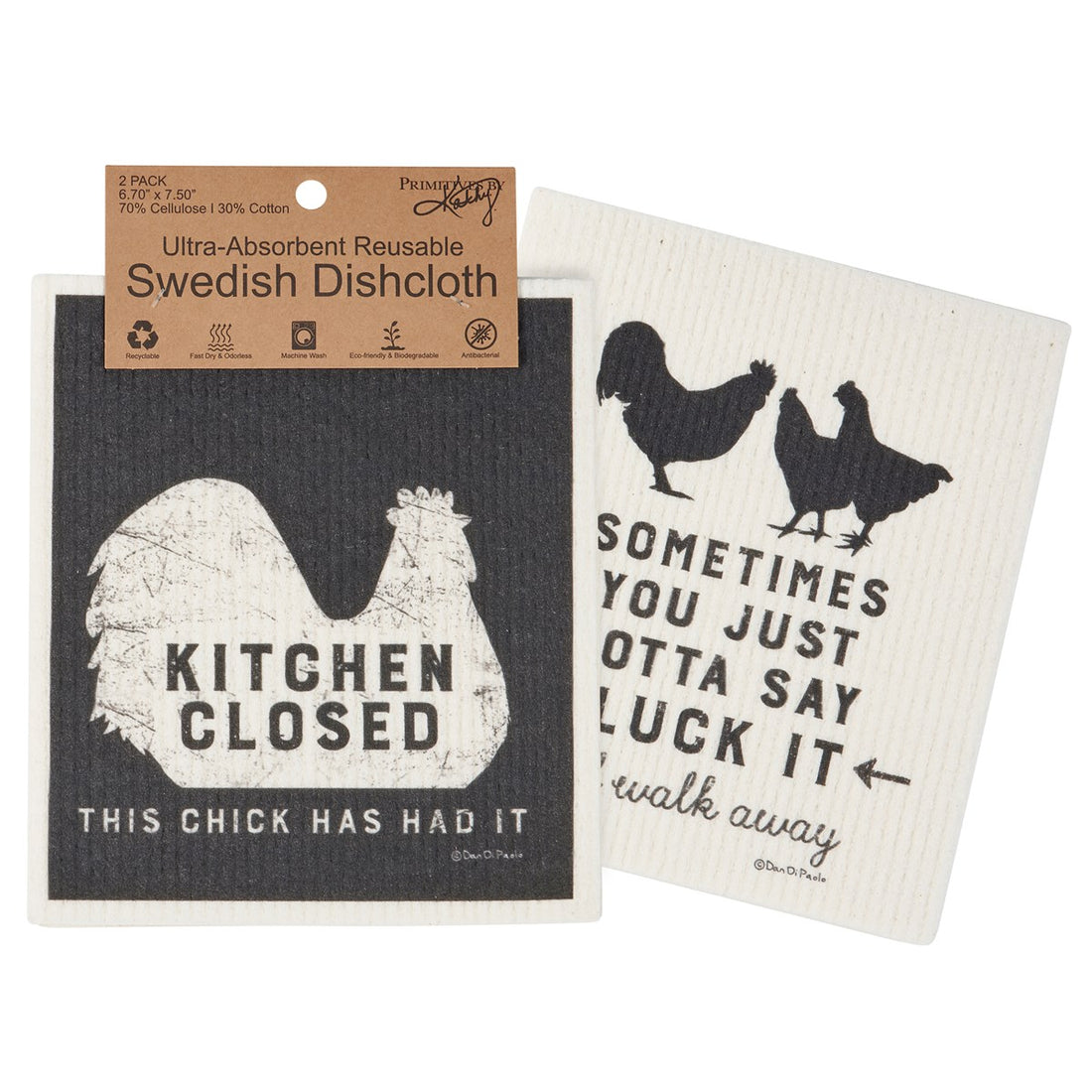 Kitchen Closed Swedish Dishcloth Set