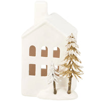 Winter House Figurine