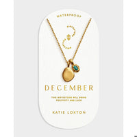 BIRTHSTONE NECKLACE | DECEMBER | Turquoise | 15 3/4" + 1 15/16" extender