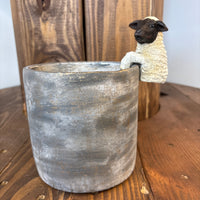 Suffolk Sheep Planter Rim Hanger