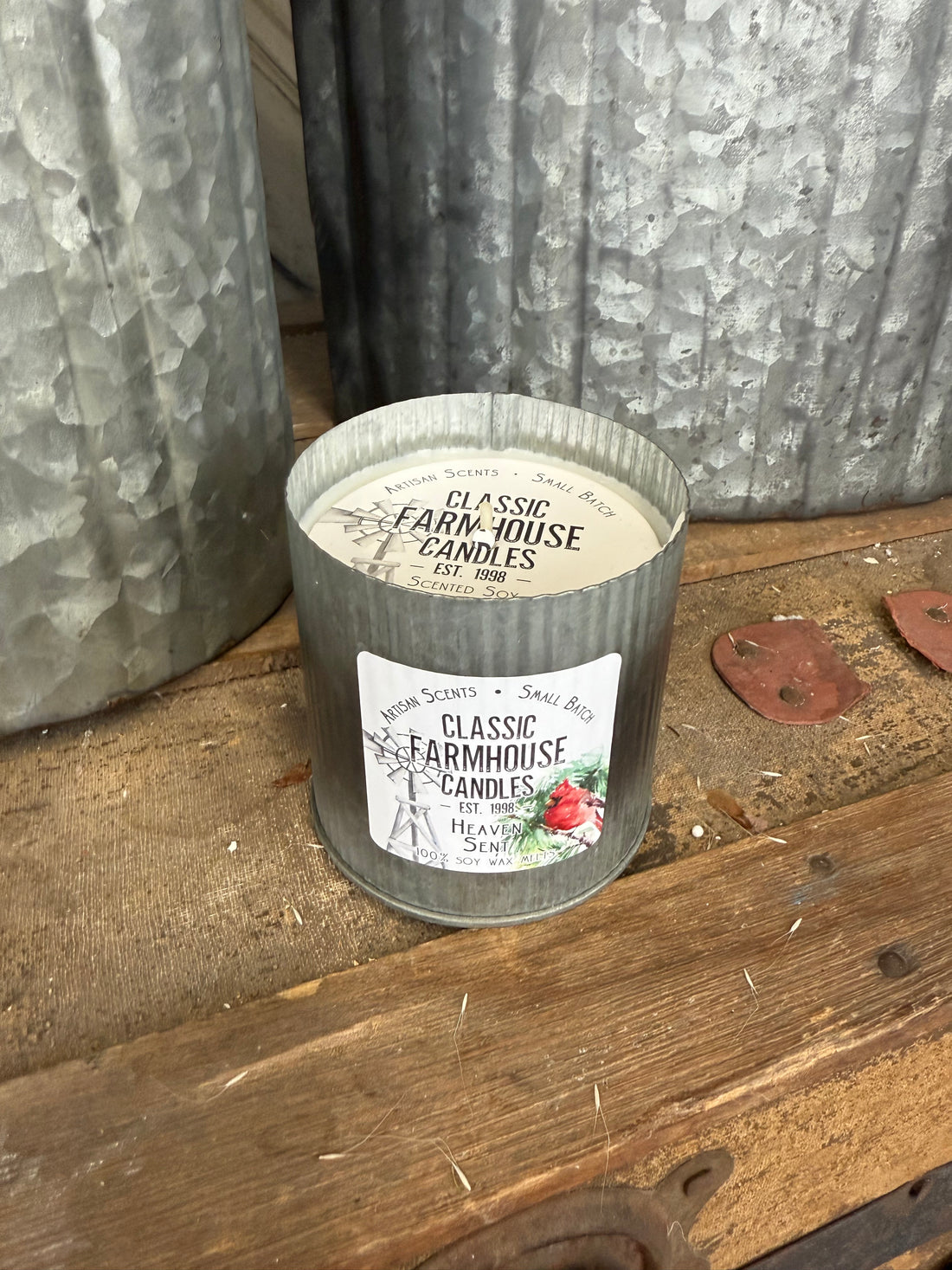 Heaven Sent Soy Tin Candle