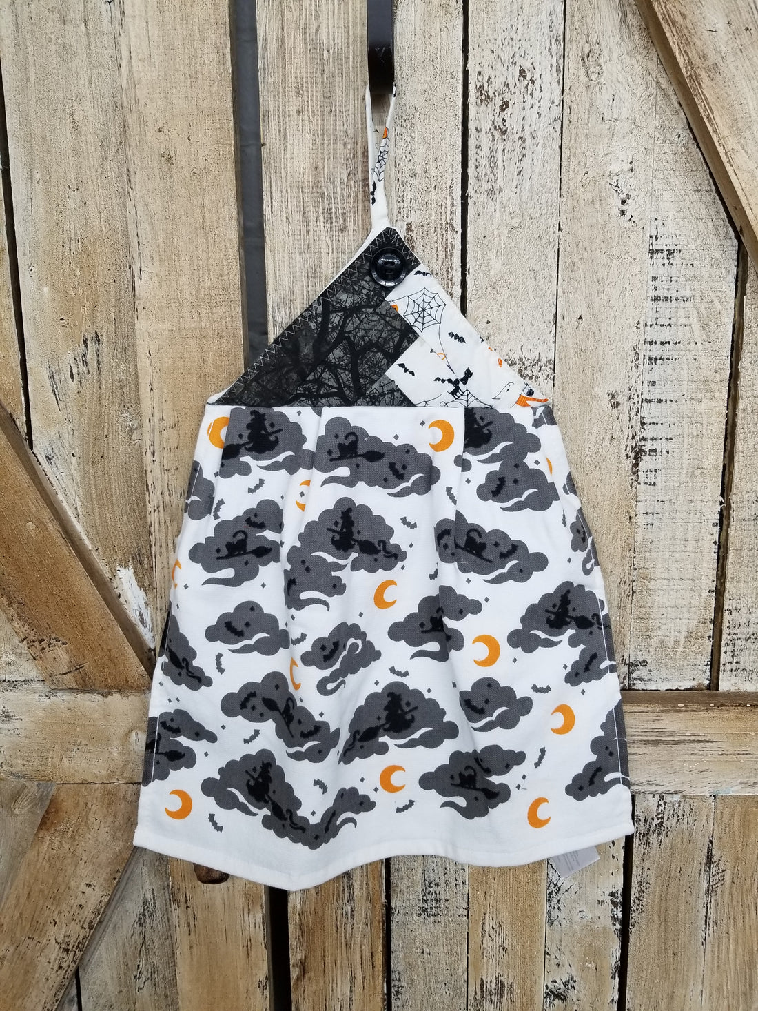 Flying Witch & Cat Kitchen Towel