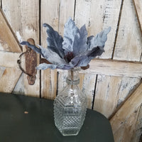 Pointed Blue Velvet Poinsettia
