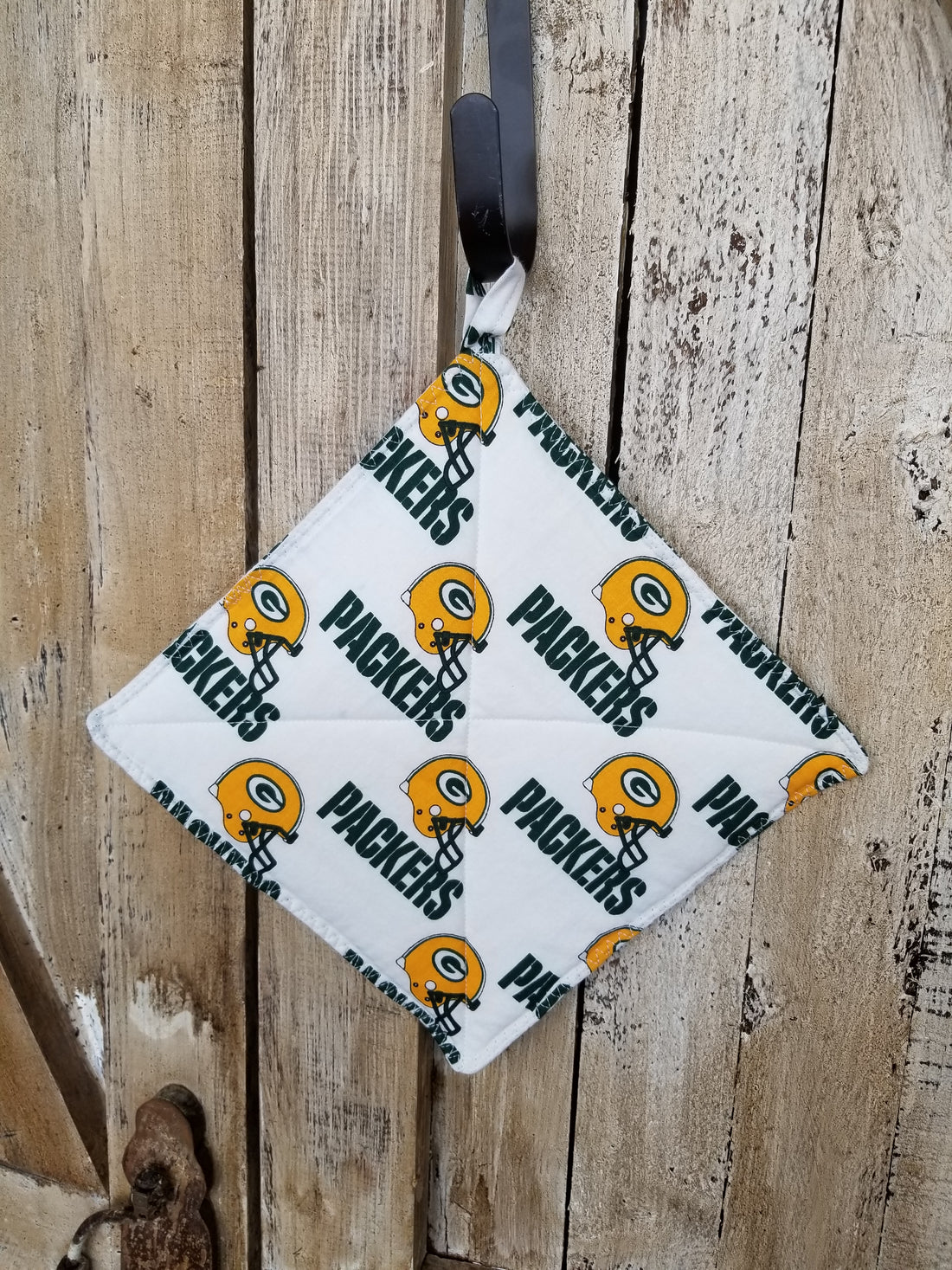 White Packers Hot Pad