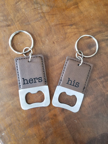 His + Hers Keychain