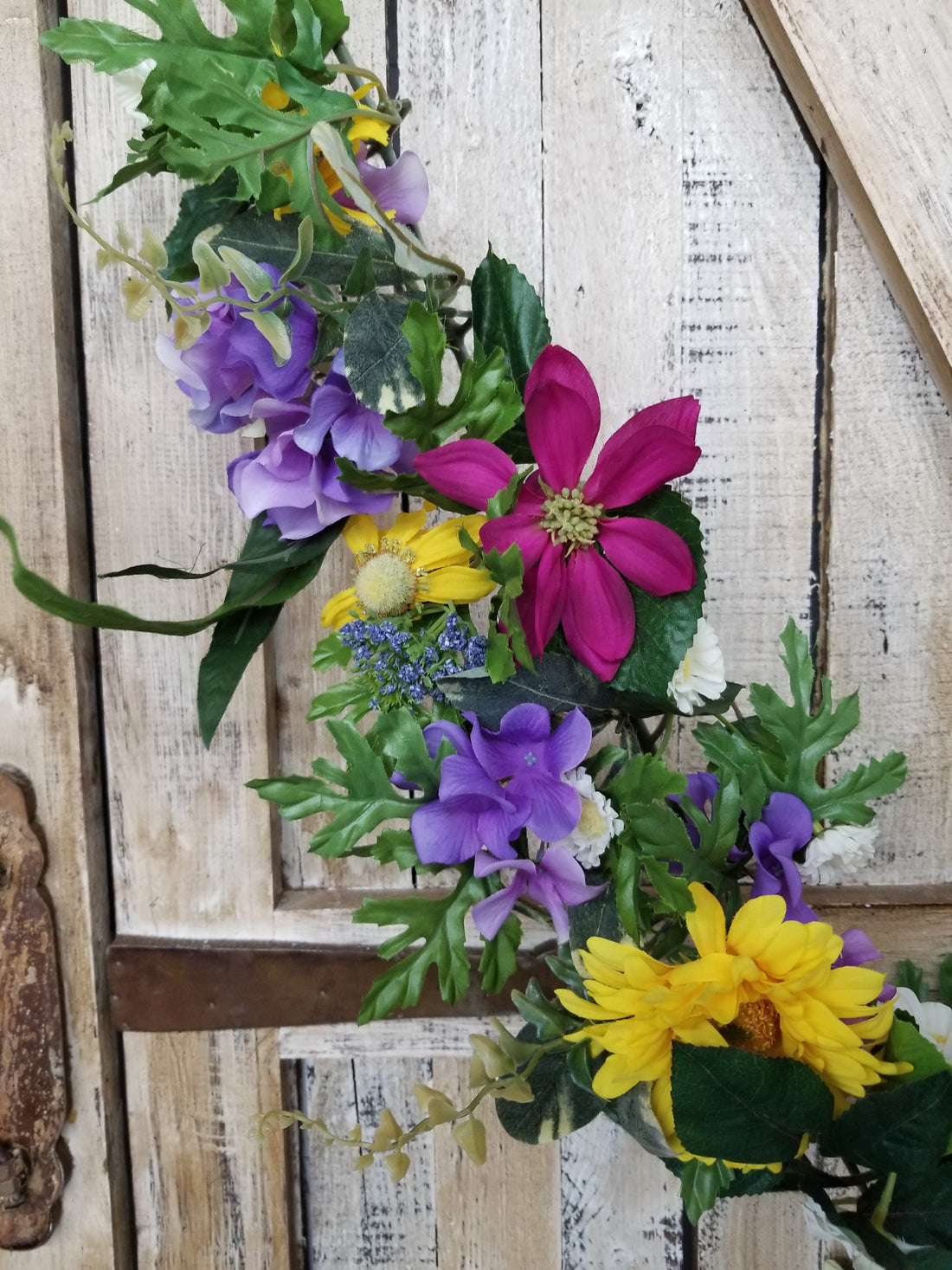 Vibrant Floral Garland