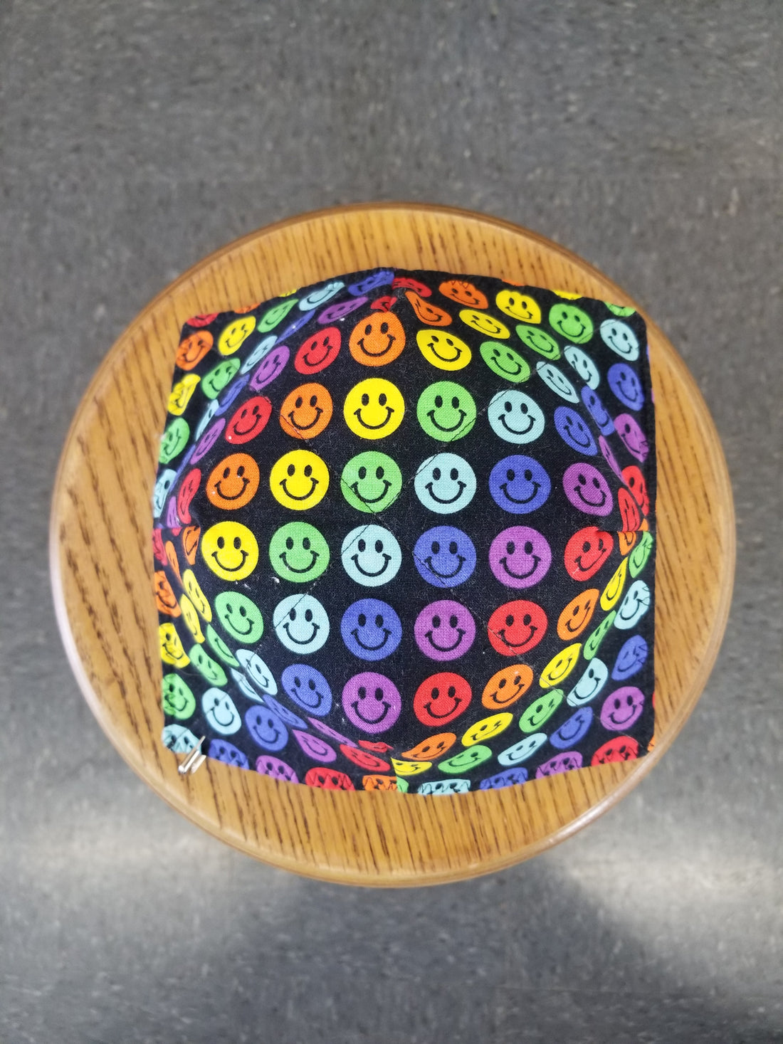 Rainbow Smiley Faces Bowl Cozy