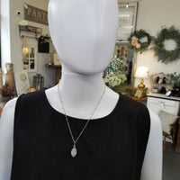 Silver Agate Necklace