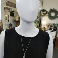 Silver Agate Necklace