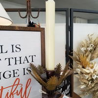 Moving Flame Taper Candle