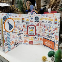 Hip Hip Hooray Birthday Card - Boy