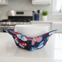 Patriotic Butterflies Bowl Cozy