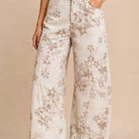 Wildflower Wide-Leg Jeans