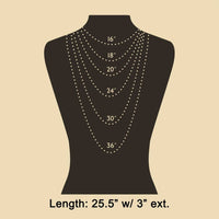 Mini Coins Station Long Chain Necklace: Gold/Silver