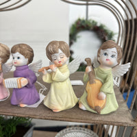 Fine Porcelain Musician Angels - Set of 6