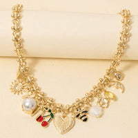Charms Intricate Chain Bracelet