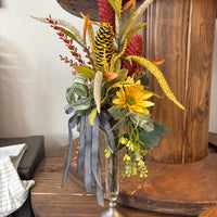 Autumn Pinecone Floral Arrangement