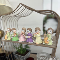 Fine Porcelain Musician Angels - Set of 6
