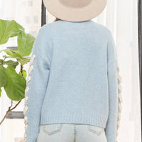 The Ribbon Sweater - Blue