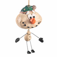 Snowman Christmas Ornament with Hat