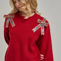 Mistletoe & Bows Sweater