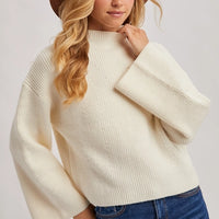 The Elevated Ease Sweater - Cream