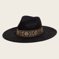 Flower Ribbon Bow Fedora Hat