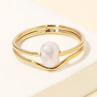 Pearl Charm Fashion Ring