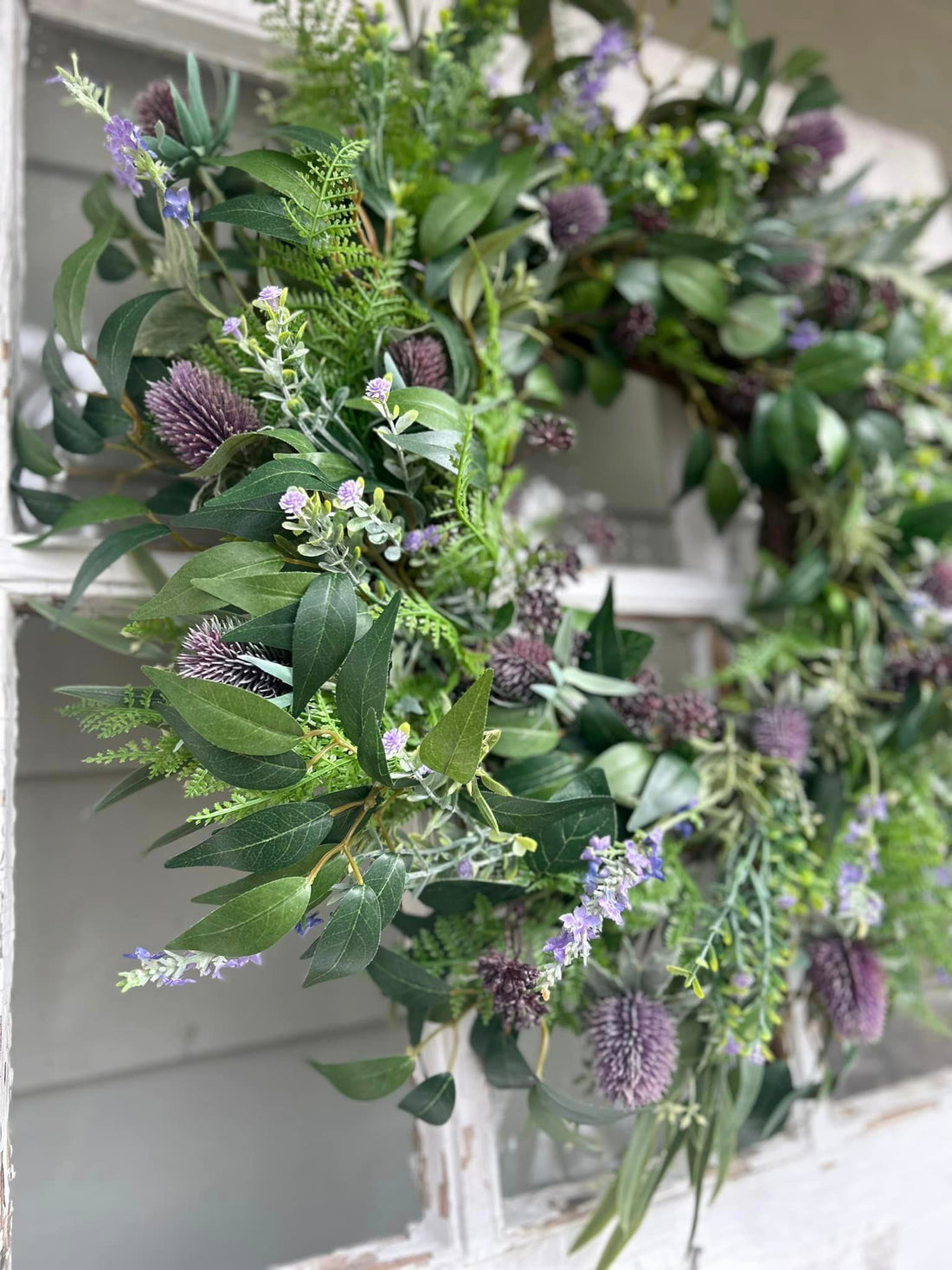 Shades of Purple Wreath