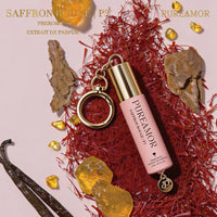 Saffron Rouge | Roll-on Pheromone Keychain Perfume Oil - 6ml: Classic Pendant