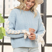 The Ribbon Sweater - Blue