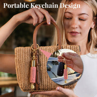 Saffron Rouge | Roll-on Pheromone Keychain Perfume Oil - 6ml: Classic Pendant