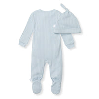 Sweet Rib Jumpsuit Set - Ocean: Ocean