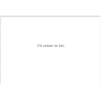 Salad Greeting Card