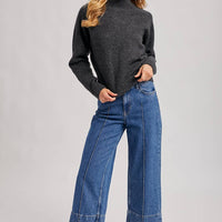 Moonlit Charcoal Sweater