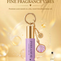 Lavanda Vida | Roll-on Pheromone Keychain Perfume Oil - 6ml: Seashell Clip