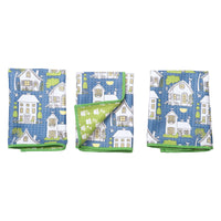 Mighty Mini Towel (Set of 3) Reversible - ME Twilight Cottages: Denim
