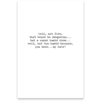 Walk Through Fire Greeting Card