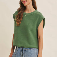 Sweater Vest - Green
