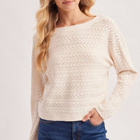 Woven Waves Sweater