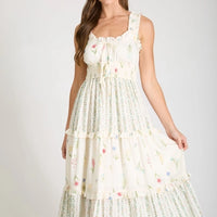 Cottage Garden Midi Dress