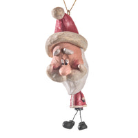 Santa Ornament With Smooth Beard