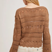 The Autumn Unraveled Sweater - Mocha
