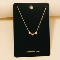 Triple Heart Charms Chain Necklace