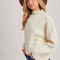 The Elevated Ease Sweater - Cream