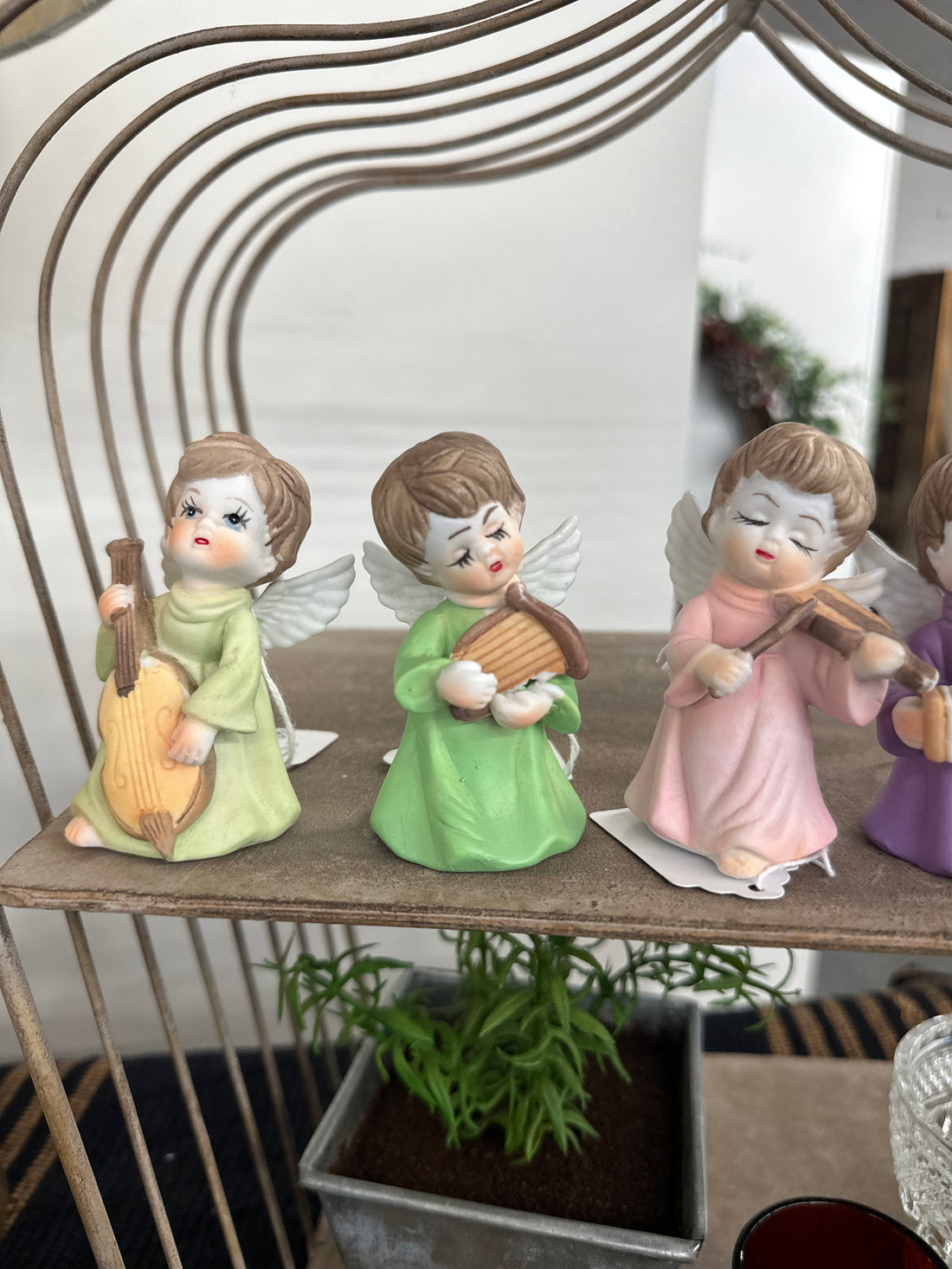 Fine Porcelain Musician Angels - Set of 6